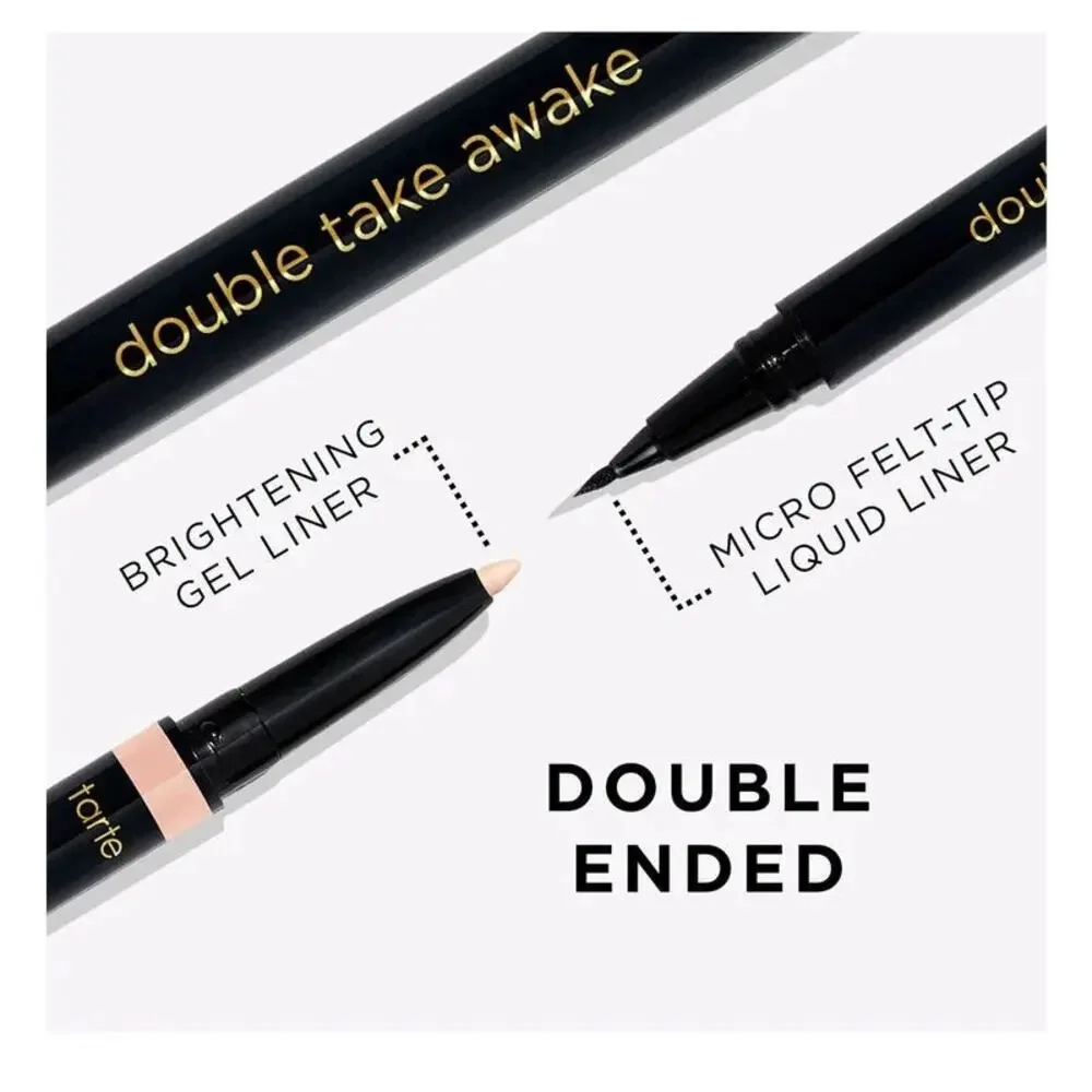 Tarte Double take awake black micro liquid liner & brightener
